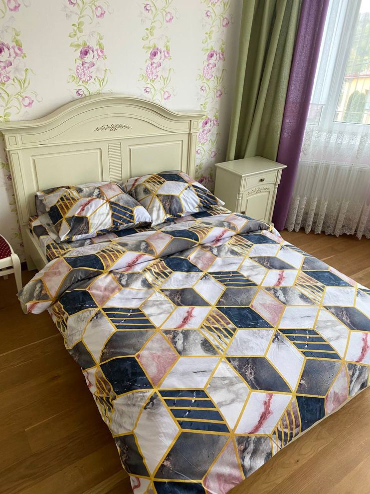 Комплект постельного белья двуспальный Бязь Полиэстер Ananasko 1103 90 ниток/см² 1103(2,0) фото | ANANASKO