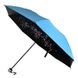 Механический женский зонт в три сложения, голубой, 8308-5 8308-5 фото 2 | ANANASKO