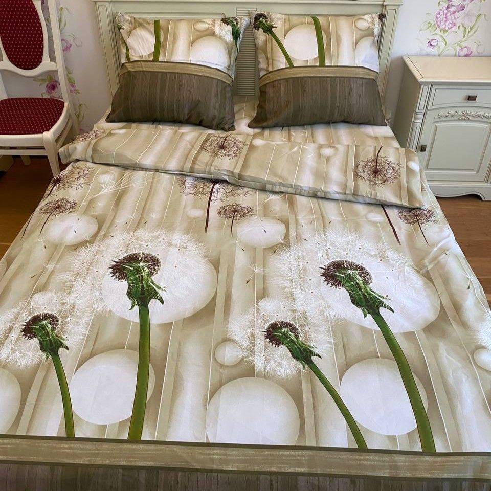 Комплект постельного белья двуспальный Бязь Полиэстер Ananasko 71005 85 г/м2 71005(2,0) фото | ANANASKO