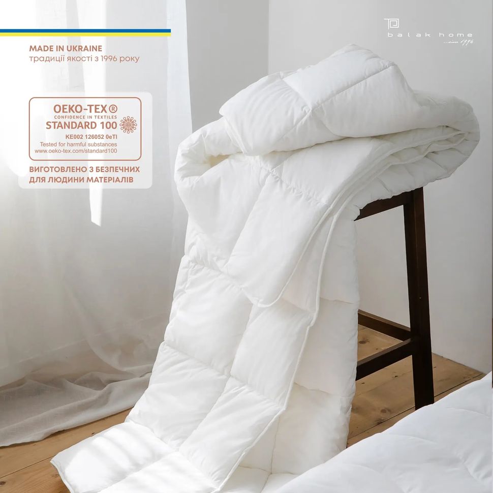 Одеяло всесезонное полуторное 150х210 COTE BLANK RAMIE ТЕП 1-00178 300 г/м² 1-00178 фото | ANANASKO